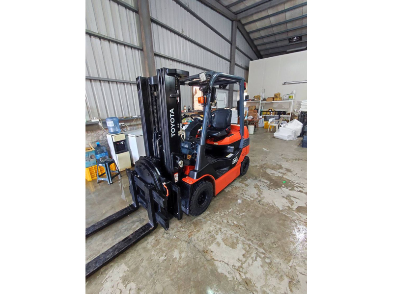 感謝「台南某食品業」購買一台豐田座式電動堆高機