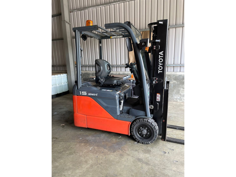 感謝「桃園某化工業」購買一台豐田座式三輪電動堆高機