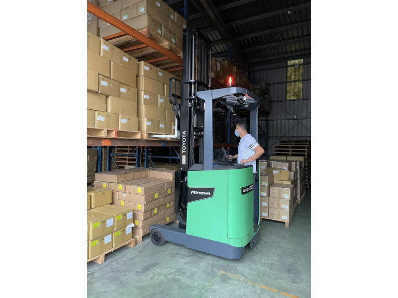 感謝「桃園某製造業」購買一台豐田一噸立式電動車