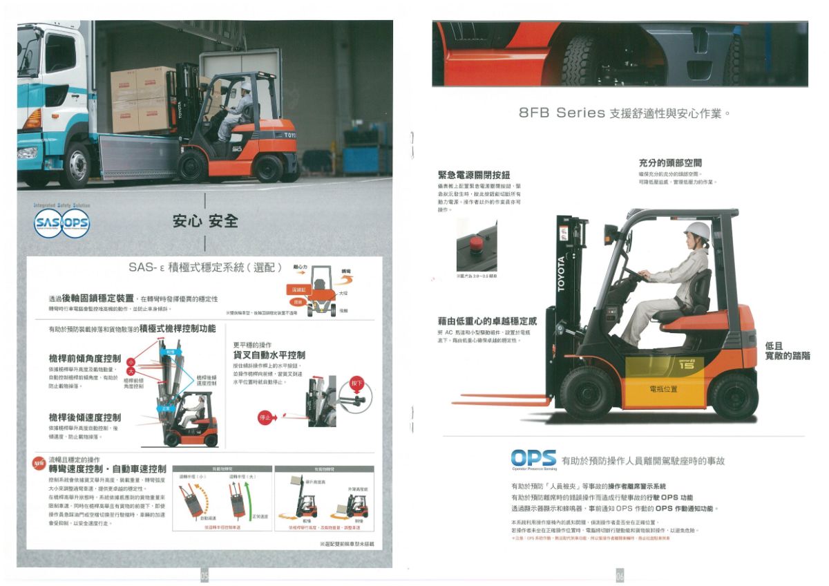 座式電動堆高機(1~3.5噸)_8FBR全新車